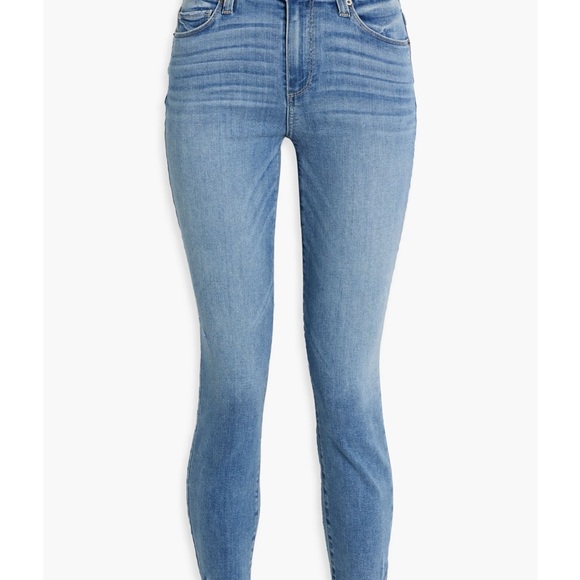 PAIGE Hoxton cropped high rise skinny jeans - Picture 2 of 4